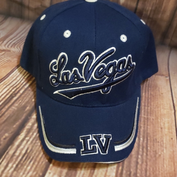 las vegas Accessories New Navy Las Vegas Lv Baseball Cap Hat Poshmark
